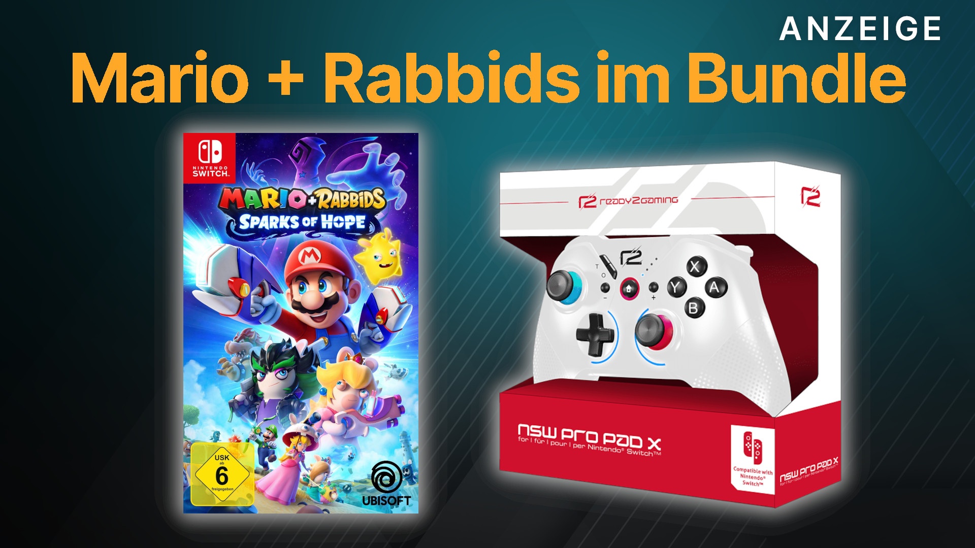 Mario + Rabbids Sparks of Controller Switch- mit Jetzt günstig Bundle Hope: im kaufen