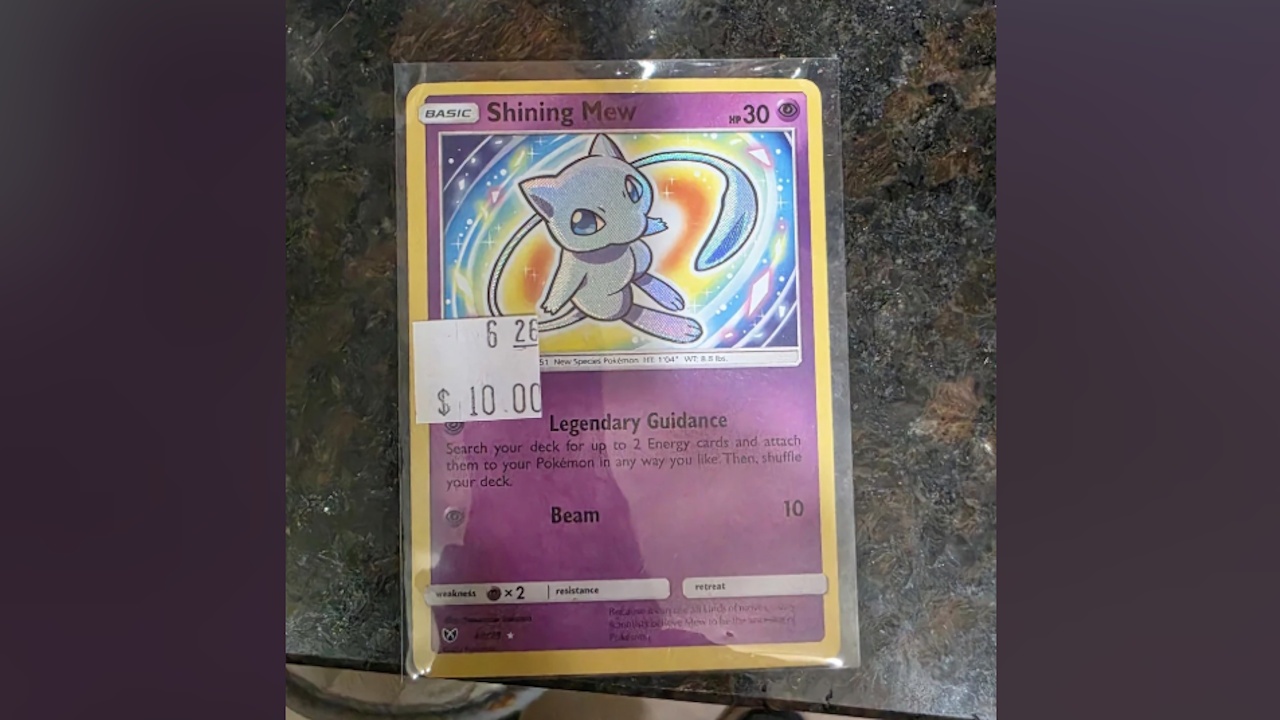 "Mein Laden hat einen Fehler gemacht": Pokémon TCG-Fan entdeckt Mew-Karte, die knapp 100 Euro wert ist, für einen lumpigen Zehner und schlägt sofort zu