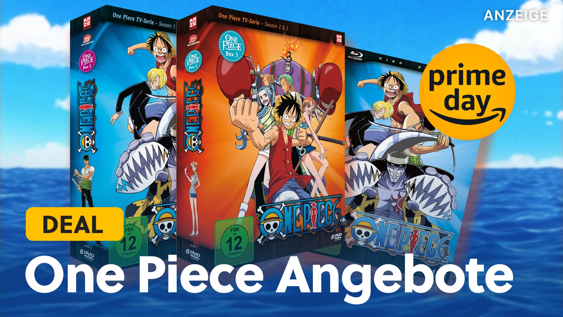Diese One Piece Boxsets gibts zum Prime Day über 30 günstiger!