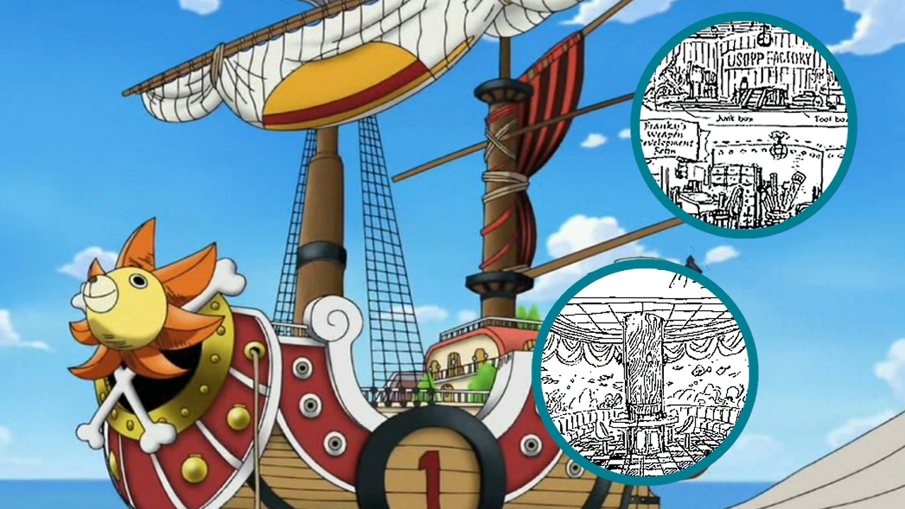 Die Thousand Sunny aus One Piece ist viel größer, als ihr wahrscheinlich dachtet - und das hat Oda schon vor 19 Jahren gezeigt