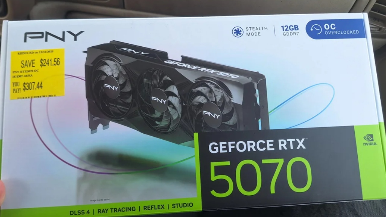 PC-Glückspilz staubt RTX 5070 für 260 Euro im Supermarkt ab, bekommt RAM-Kit für 50 Euro dazu - "Ich schreie in Europa"