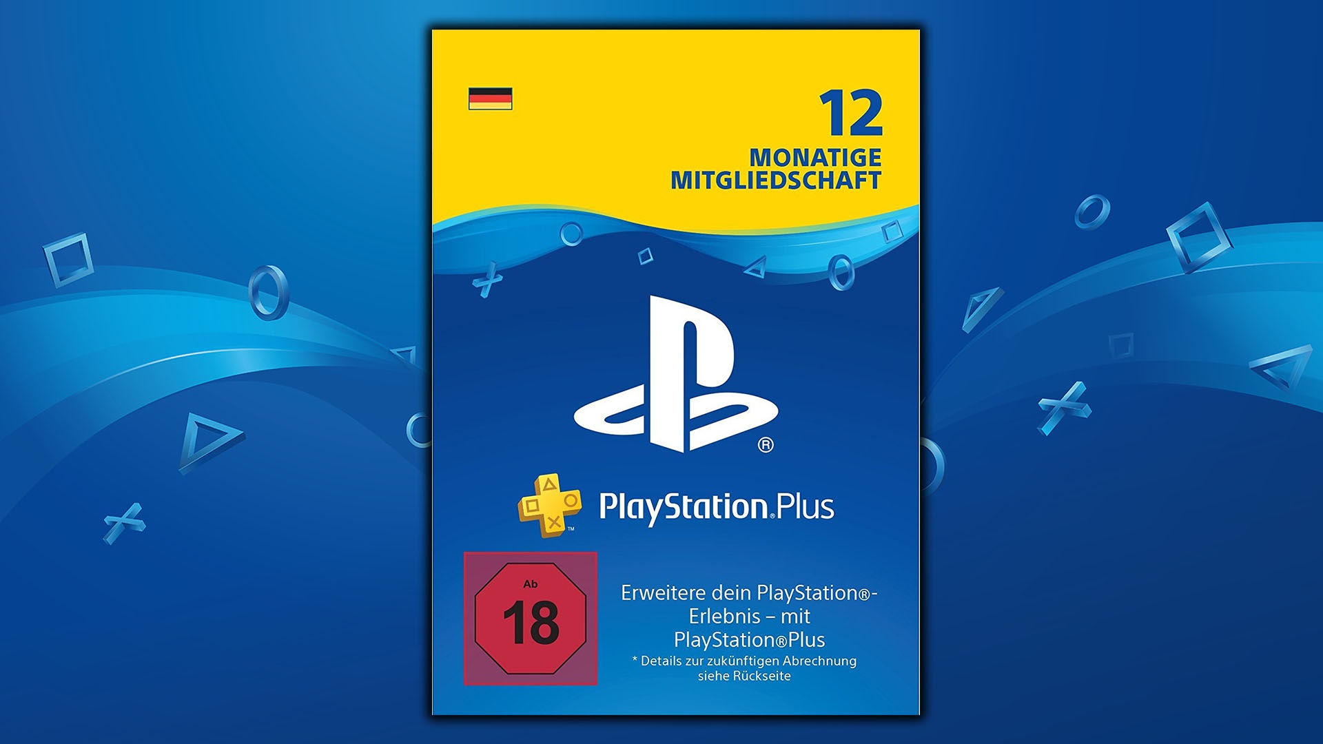 12 Monate PlayStation Plus für nur 44,99 Euro 25 Prozent Rabatt