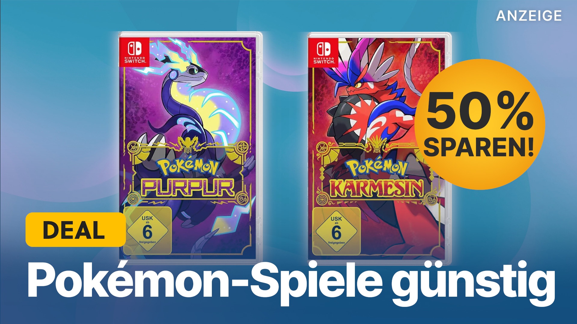 Pokémon Purpur & Karmesin: Nur noch ein paar Stunden für 29,99€ im Angebot! | Nintendo-Switch-Spiele