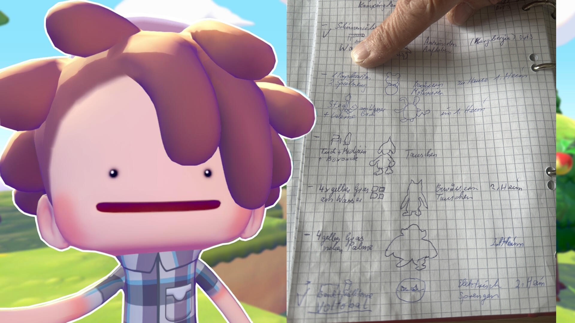 Gaming Oma hat hunderte Stunden in Animal Crossing und Co. - Enkelkind zeigt jetzt ihre zuckersüßen handgeschriebenen Notizen zu Pokopia