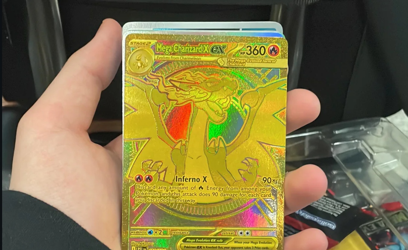 Pokémon-Fan zieht seltenes Glurak am Flughafen, kann's aber nicht sicher verpacken - ist im perfekten Zustand 2.500 Euro Wert und schon kleinste Kratzer machen alles zunichte
