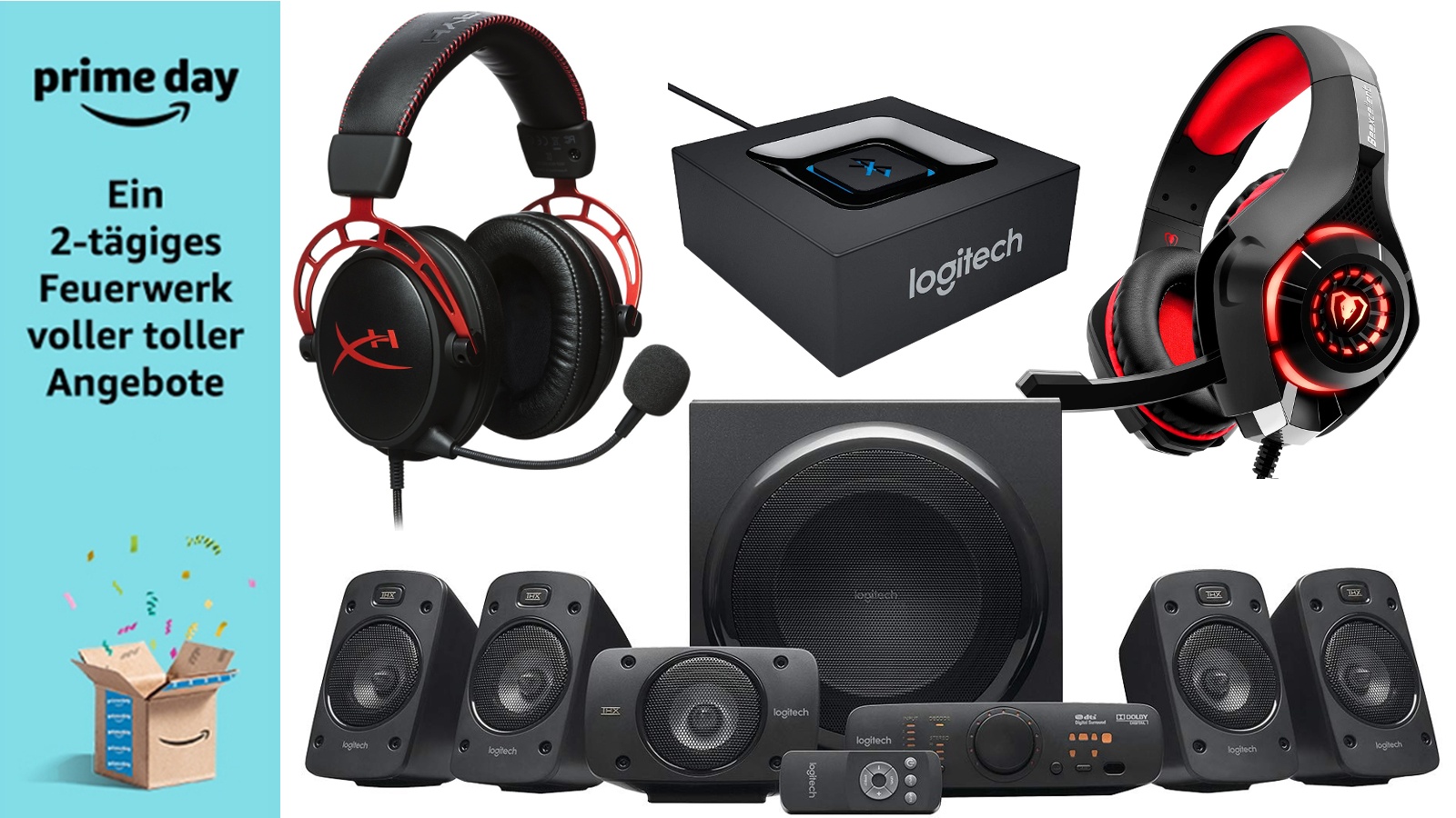 Amazon Prime Day GamingHeadsets und Soundsysteme günstig