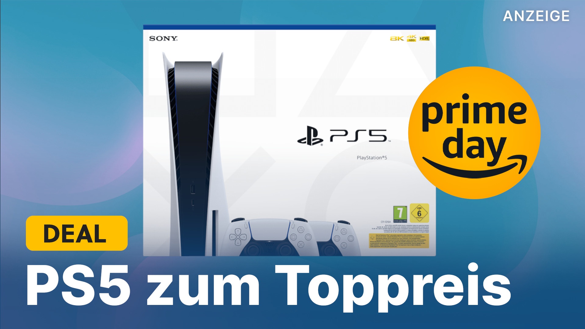 PS5Bundle am Prime Day Jetzt schnell Disc Edition mit 2 Controller