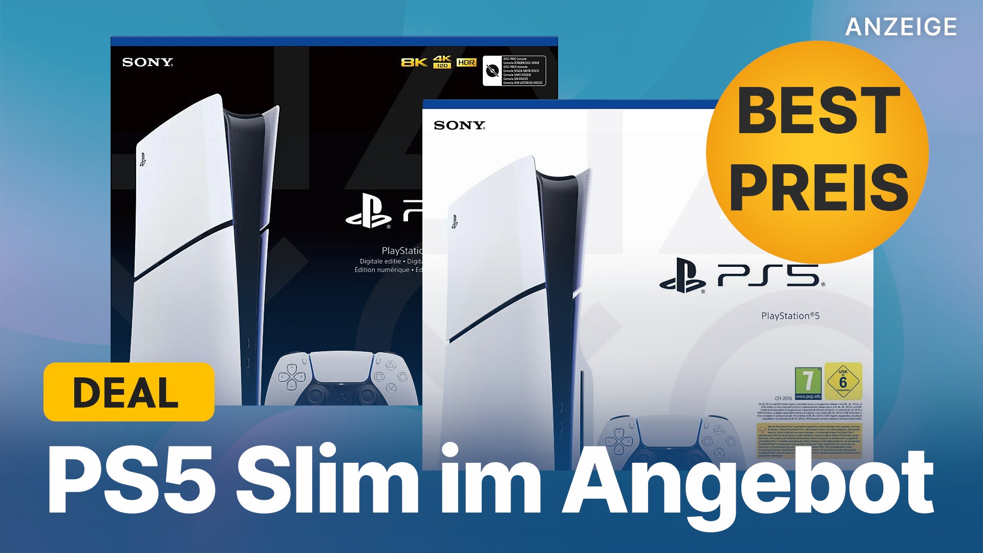 PS5 Slim günstig wie nie: Disc und Digital Edition nur für kurze Zeit ...