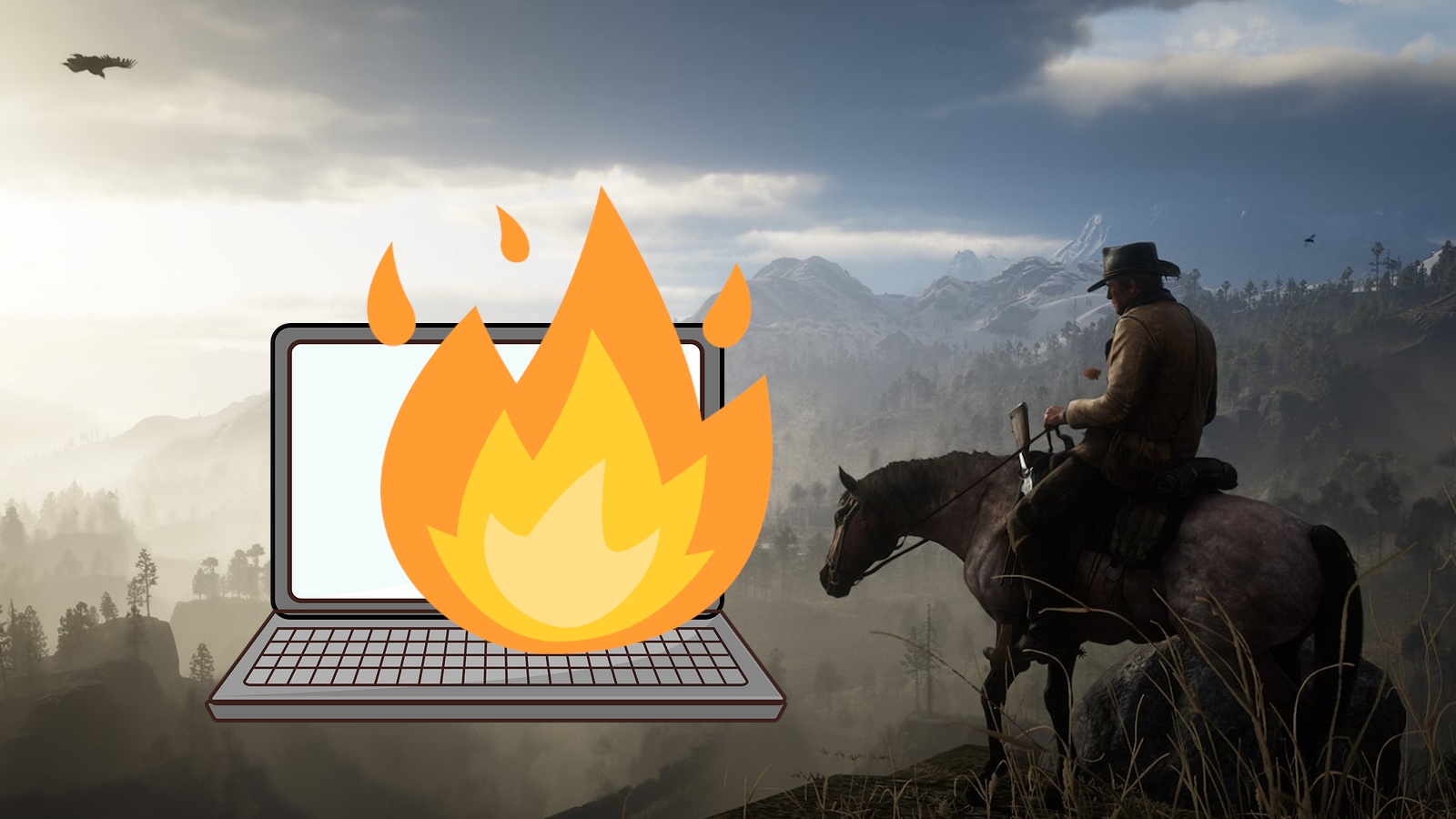 PC-Gamer spielt Red Dead Redemption 2 auf Ultra-Settings und sein Laptop raucht im wahrsten Sinne des Wortes komplett ab