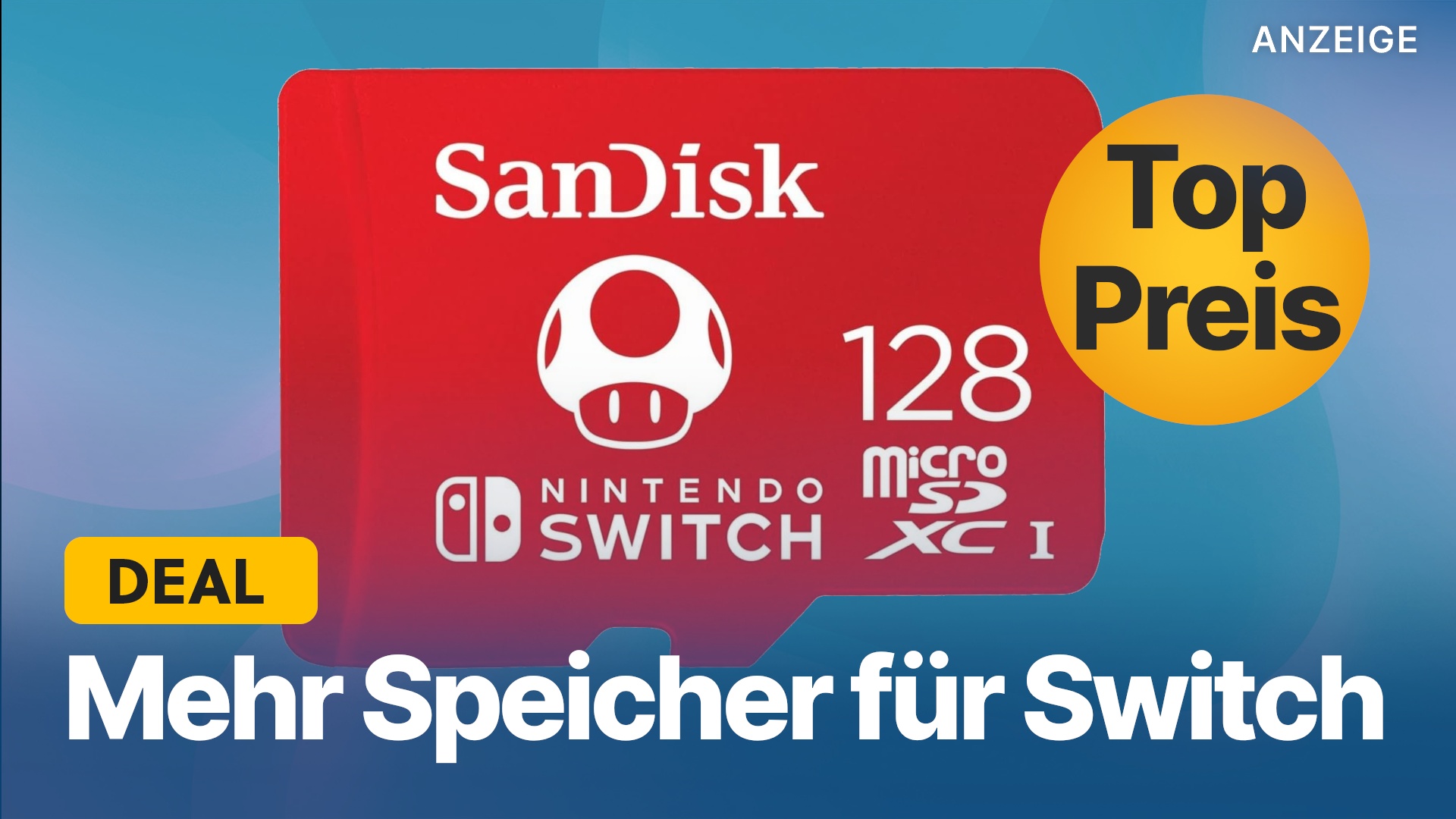 Mehr Speicher für Speicherkarte Amazon schnappen schon Nintendo Switch: ab 12,99€ bei Offizielle