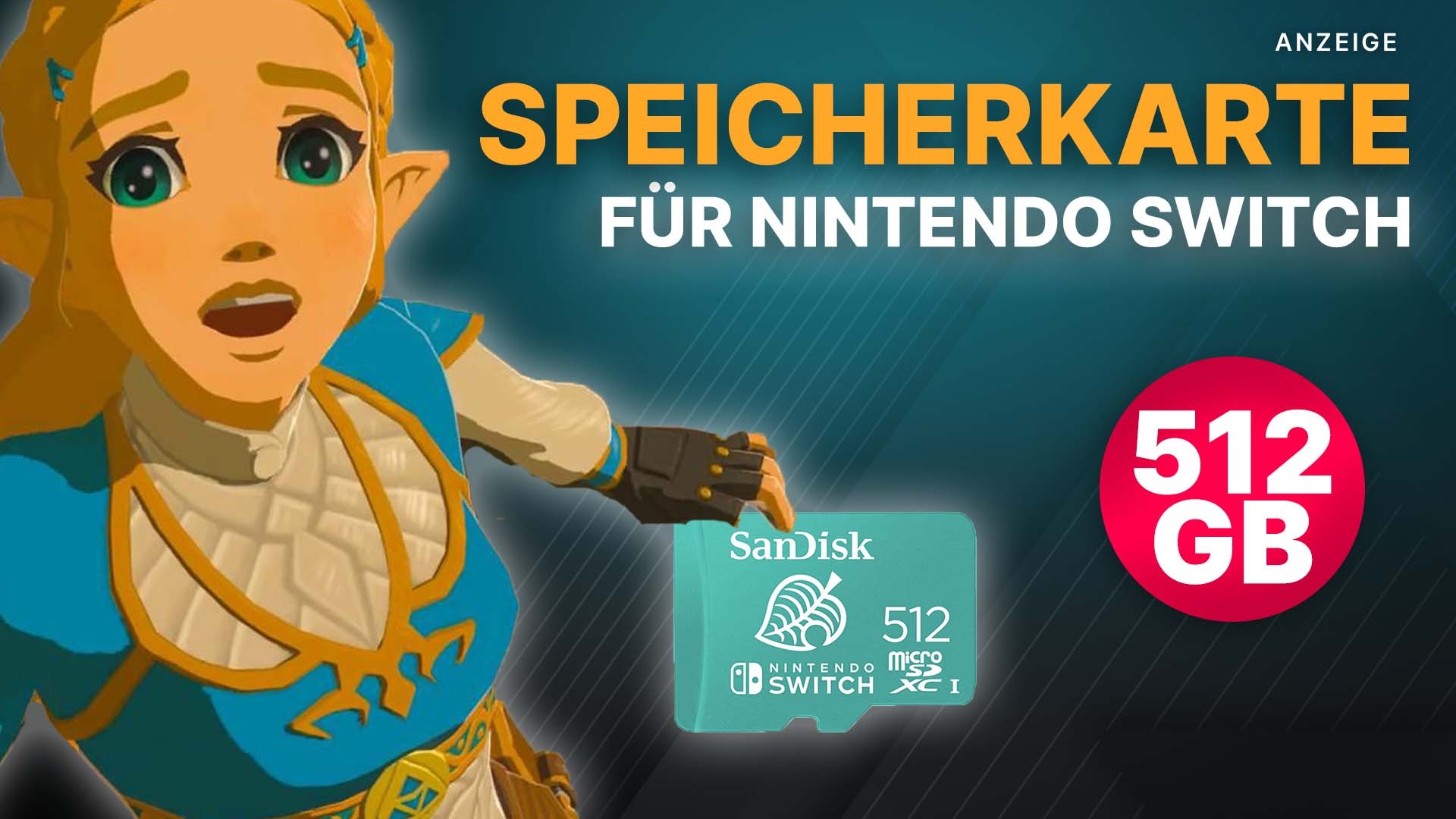 Speicherkarte für Nintendo Amazon Schnappt mit euch Switch: 512 GB bei die SanDisk