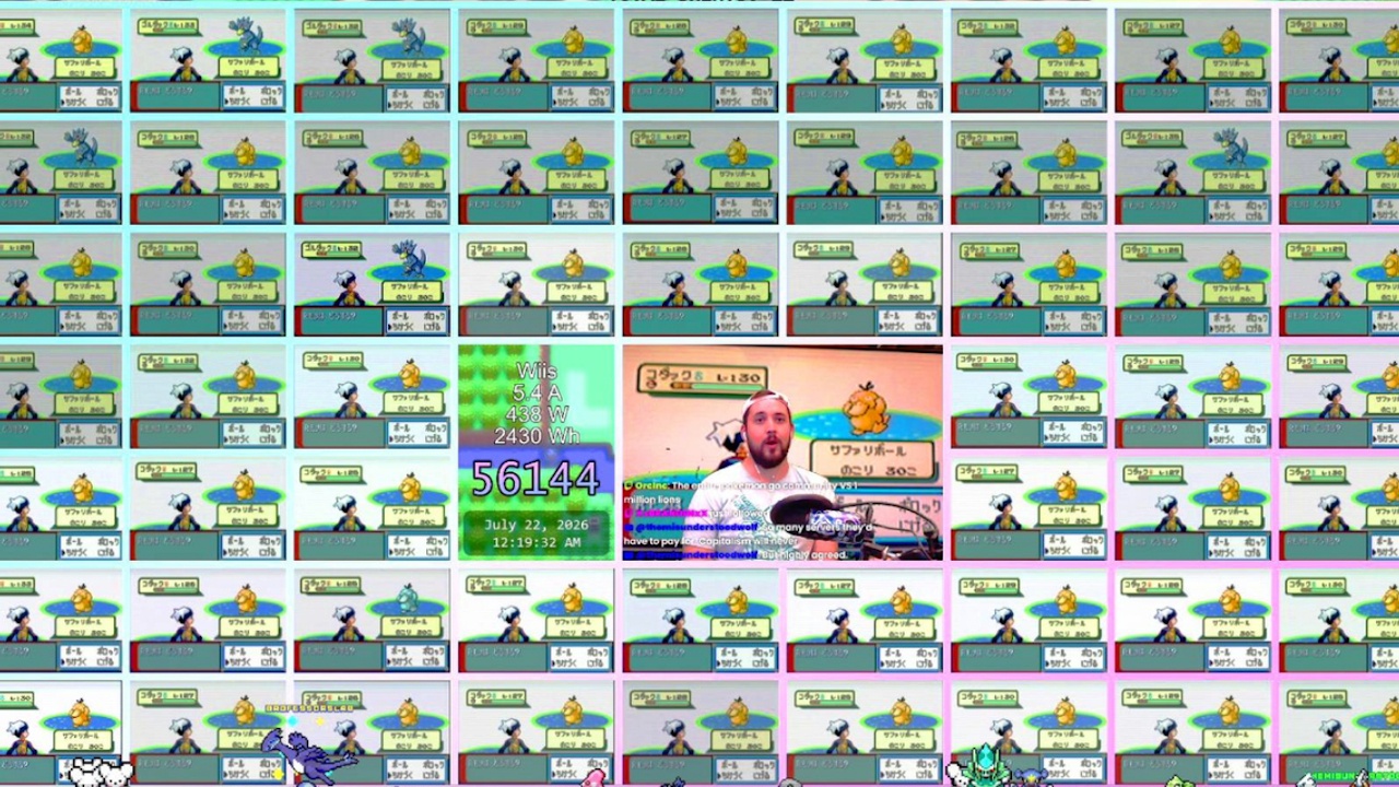 Pokémon-Fan spielt auf 58 Konsolen gleichzeitig, um ein unglaublich seltenes Shiny-Entoron zu fangen