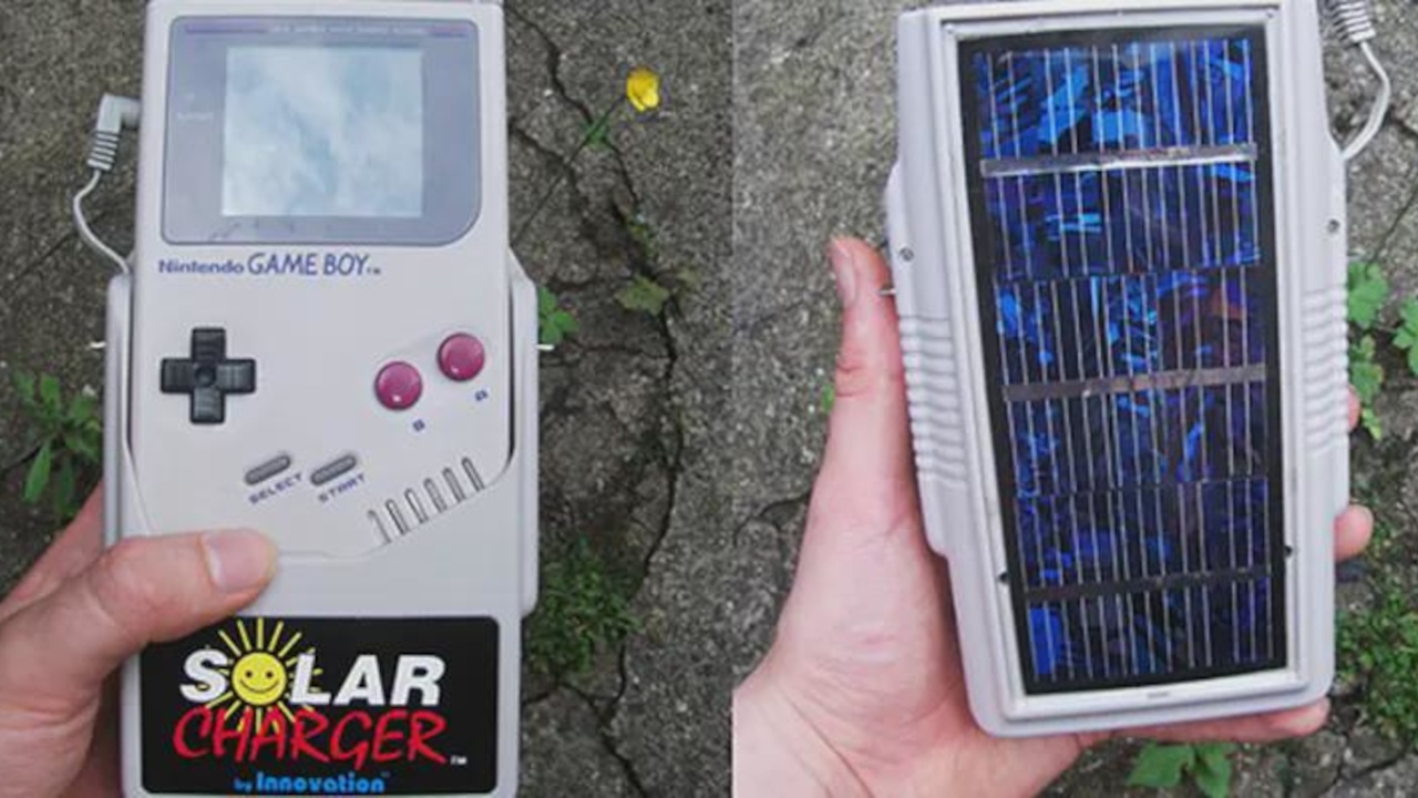 Das wohl wildeste Game Boy-Zubehör ist dieses Solarzellen-Ladegerät, das seiner Zeit weit voraus war - so sieht es aus
