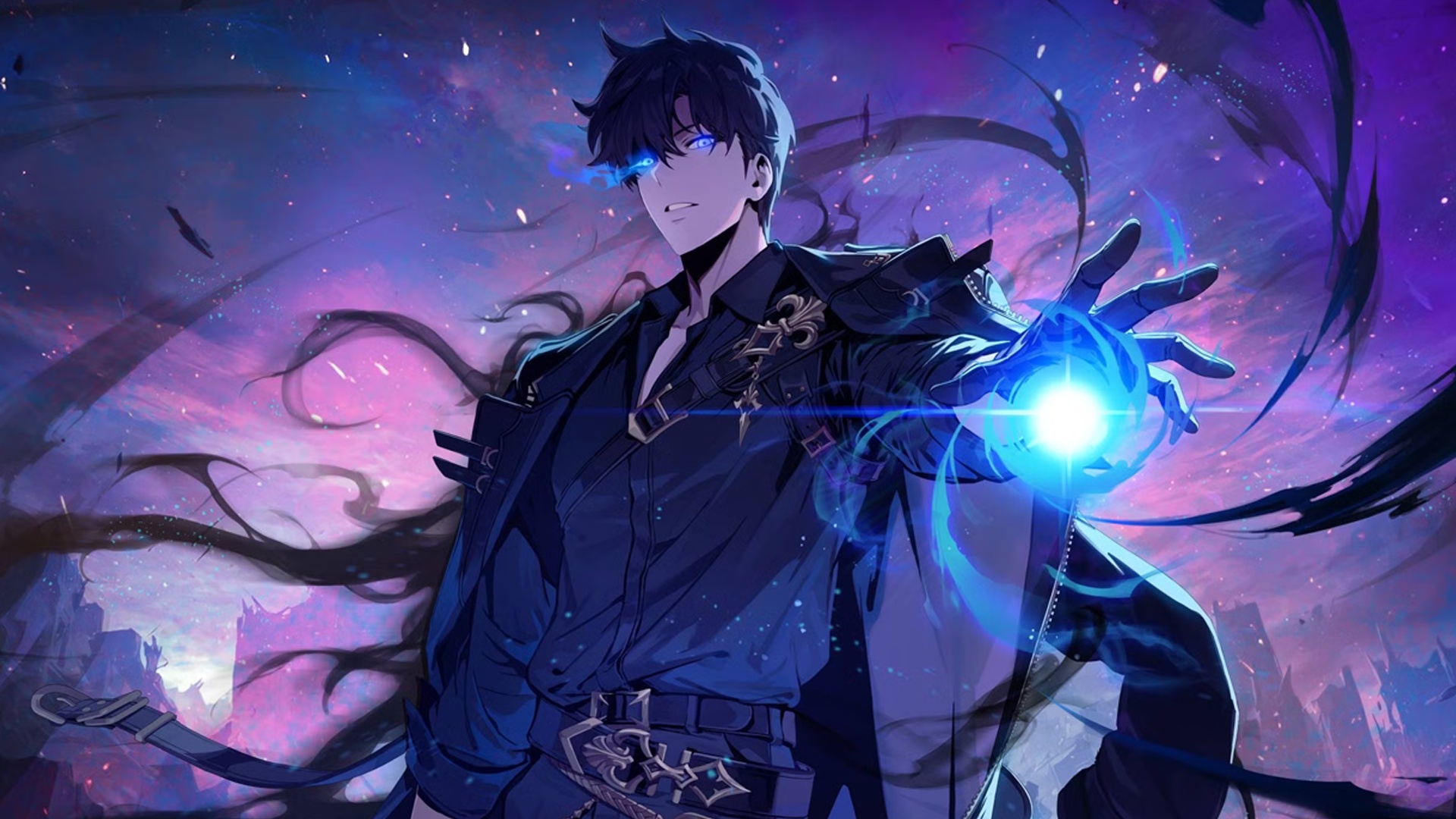 Solo Leveling: Arise präsentiert Jin-Woos mächtigste Form erstmals mit einer neuen Illustration des Schattenmonarchen