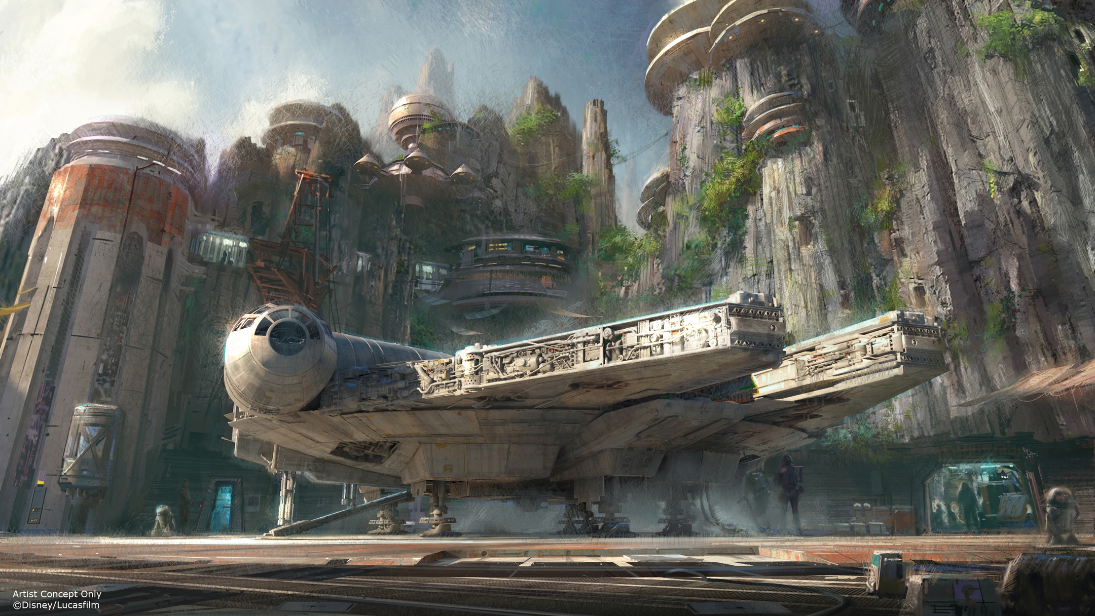 Star Wars: Galaxy's Edge - Concept-Arts zum neuen Themenpark in Disney ...
