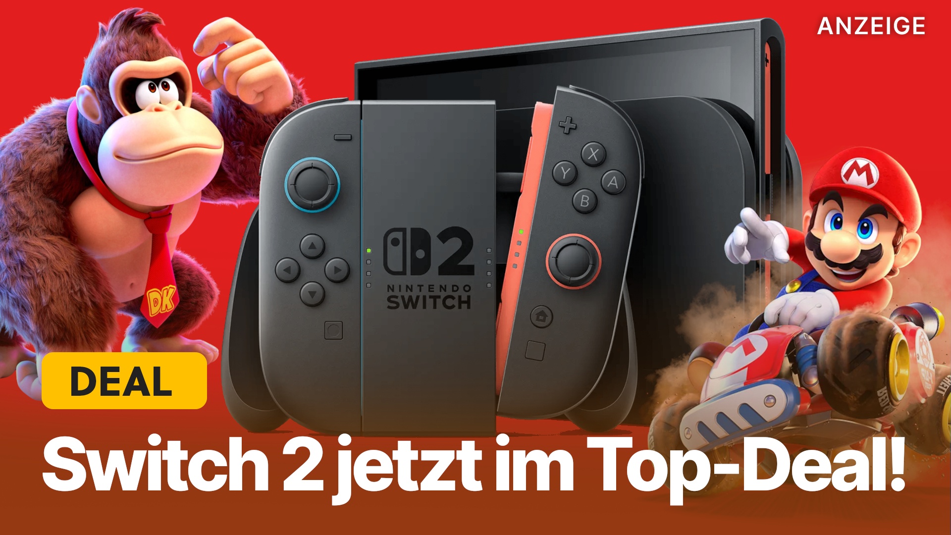 Switch 2 im Angebot: Neues Bundle mit Donkey Kong Bananza und Mario ...