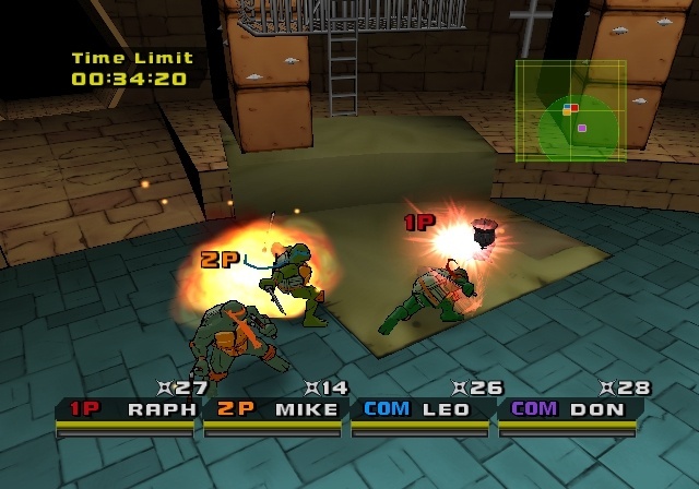 Teenage Mutant Ninja Turtles 3: Mutant Nightmare_PS2_Xbox