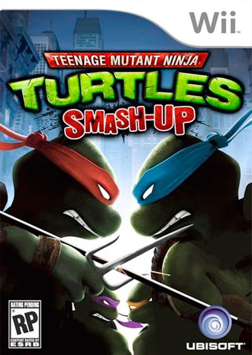 tmnt wii game smash up