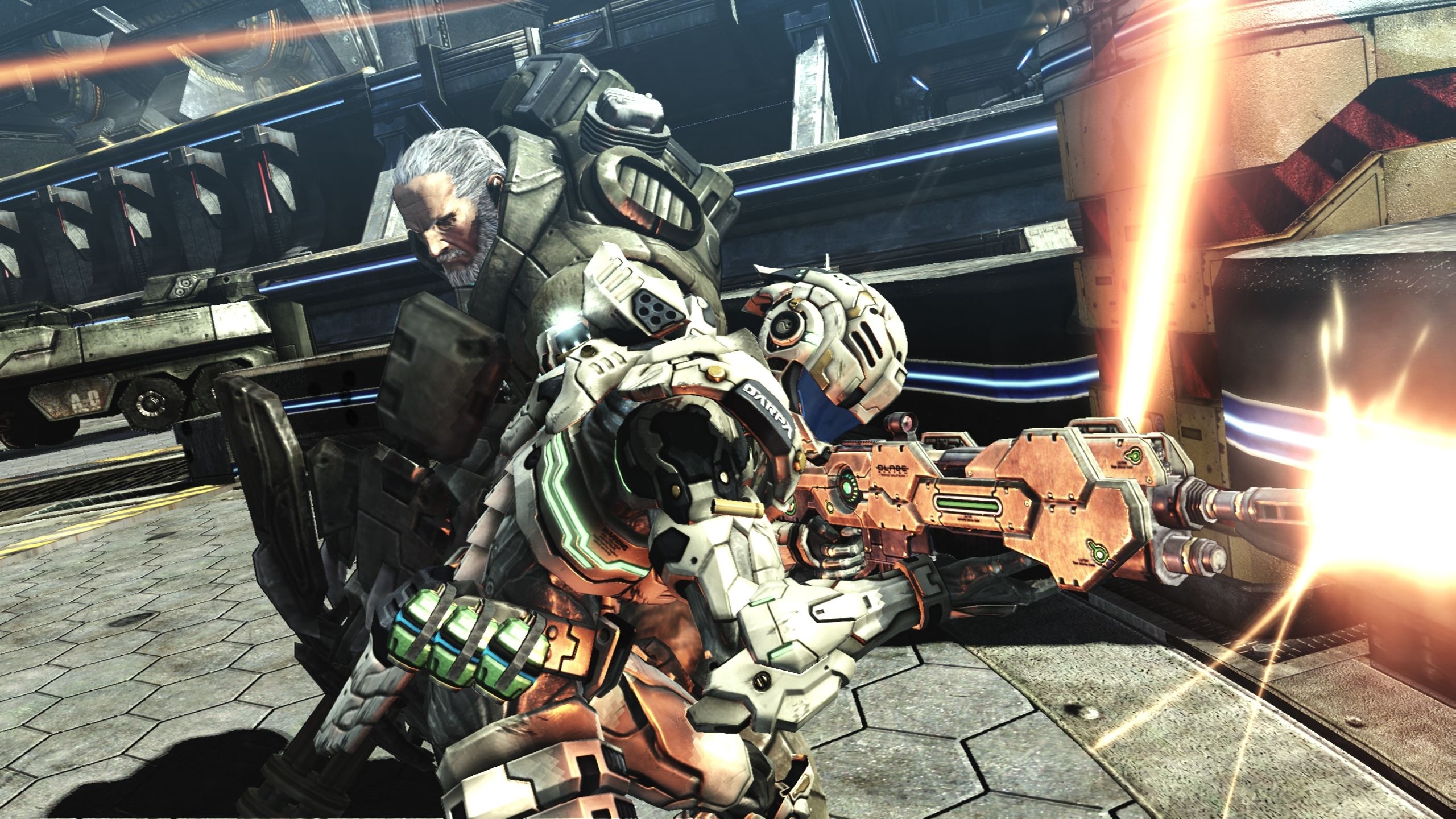 Vanquish Screenshots Bilder zeigen Kampfszenen