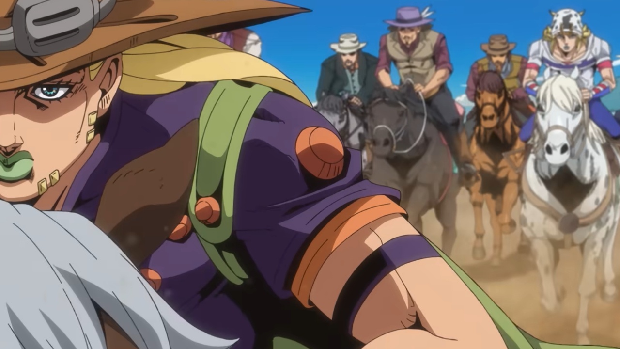 Trailer zu Jojo's Bizarre Adventure Part 7 zeigt die neuen Charaktere und das Pferderennen in voller Aktion