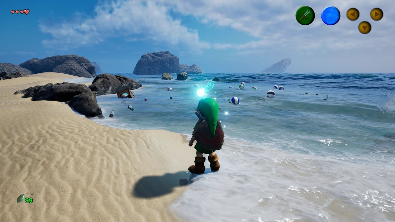 Zelda Ocarina of TimeRemake in Unreal Engine 5 hat so hübsches Wasser