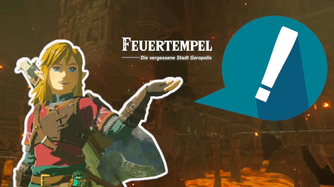 Zelda Tears of the Kingdom Feuertempel Komplettlösung So schafft ihr Dungeon und Bosskampf